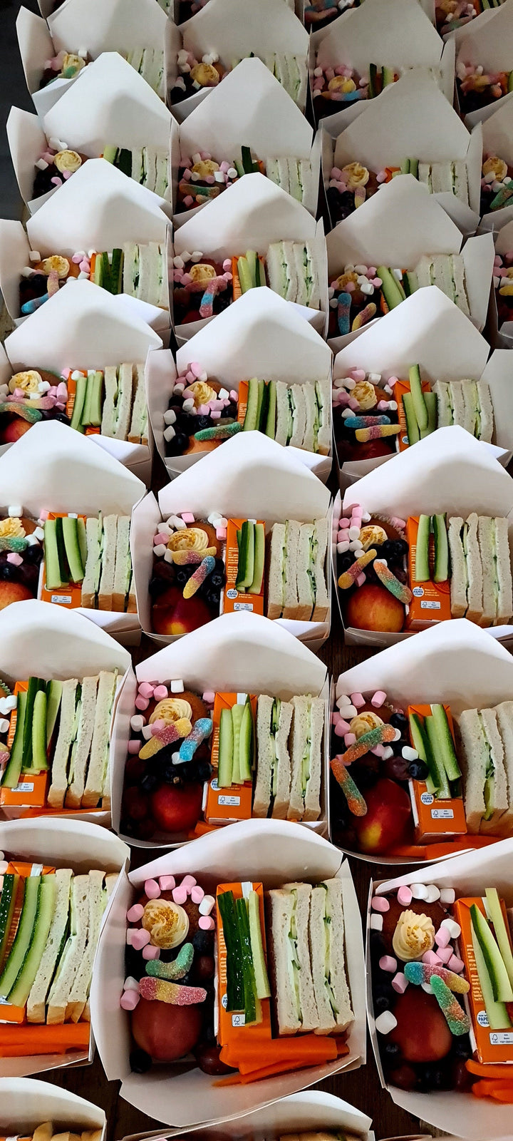 Childrens Filled Lunch Boxes Kids party catering London